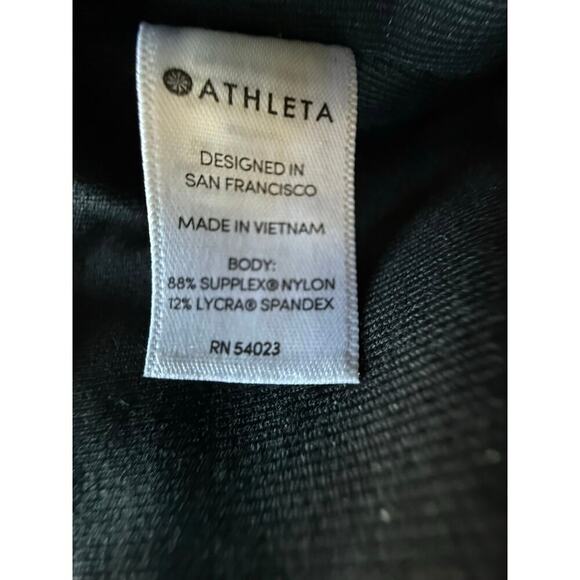 Athleta Track Tux Tight Womens Size Small Black/White Stripe - Picture 8 of 11